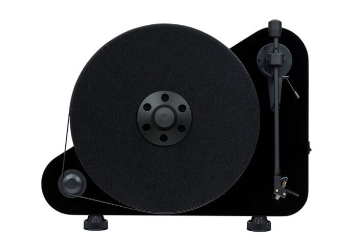 เครื่องเล่นแผ่นเสียง PROJECT :VT-E BT (พร้อมหัวเข็ม ORTOFON รุ่น OM5E) (สีดำเงา)
